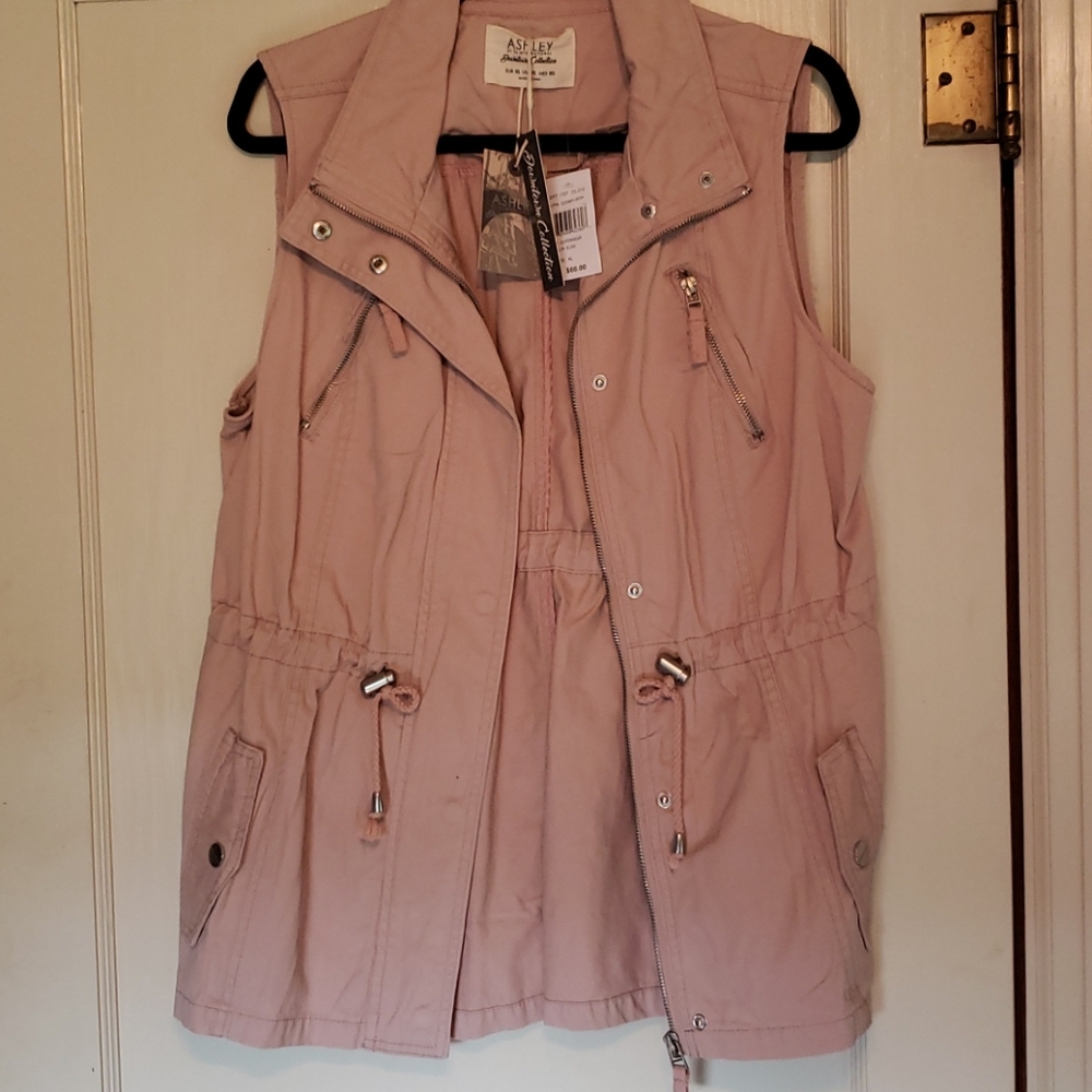 Blush/rose jacket vest